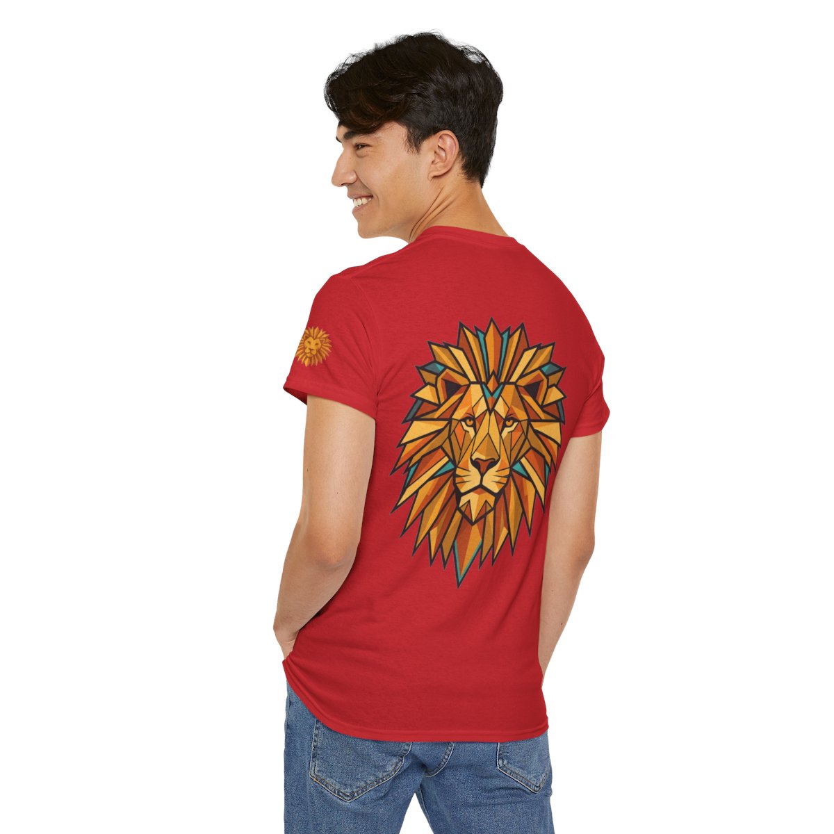 Color: Red | Leo The Solar Lion Premium Graphic Tee