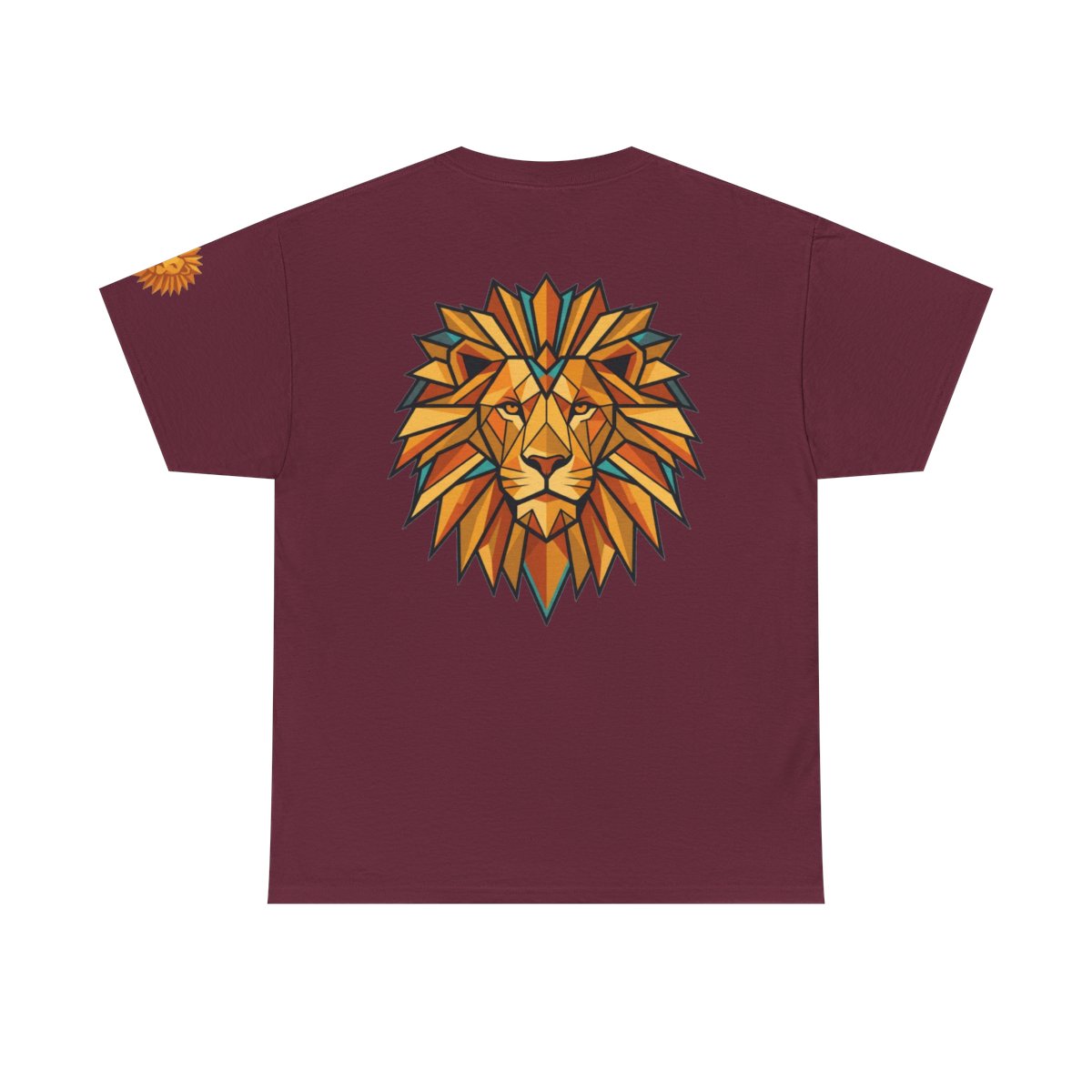 Color: Maroon | Leo The Solar Lion Premium Graphic Tee