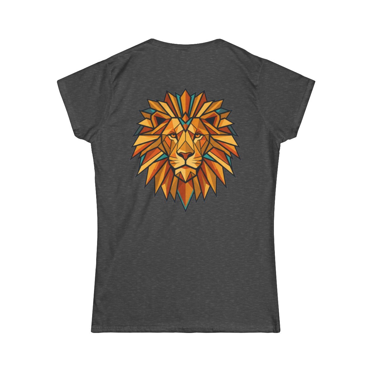 Color: Dark Heather | Leo The Solar Lion Women's Tee