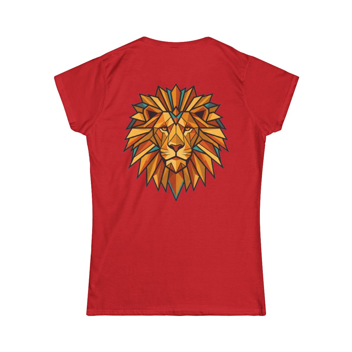 Color: Red | Leo The Solar Lion Women's Tee