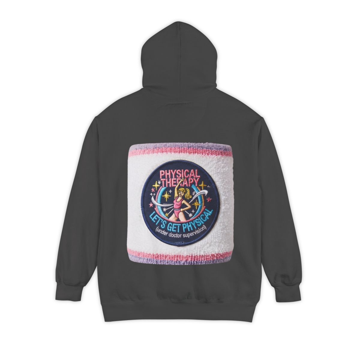Color: Pepper | Let's Get Physical Garment-Dyed Hoodie