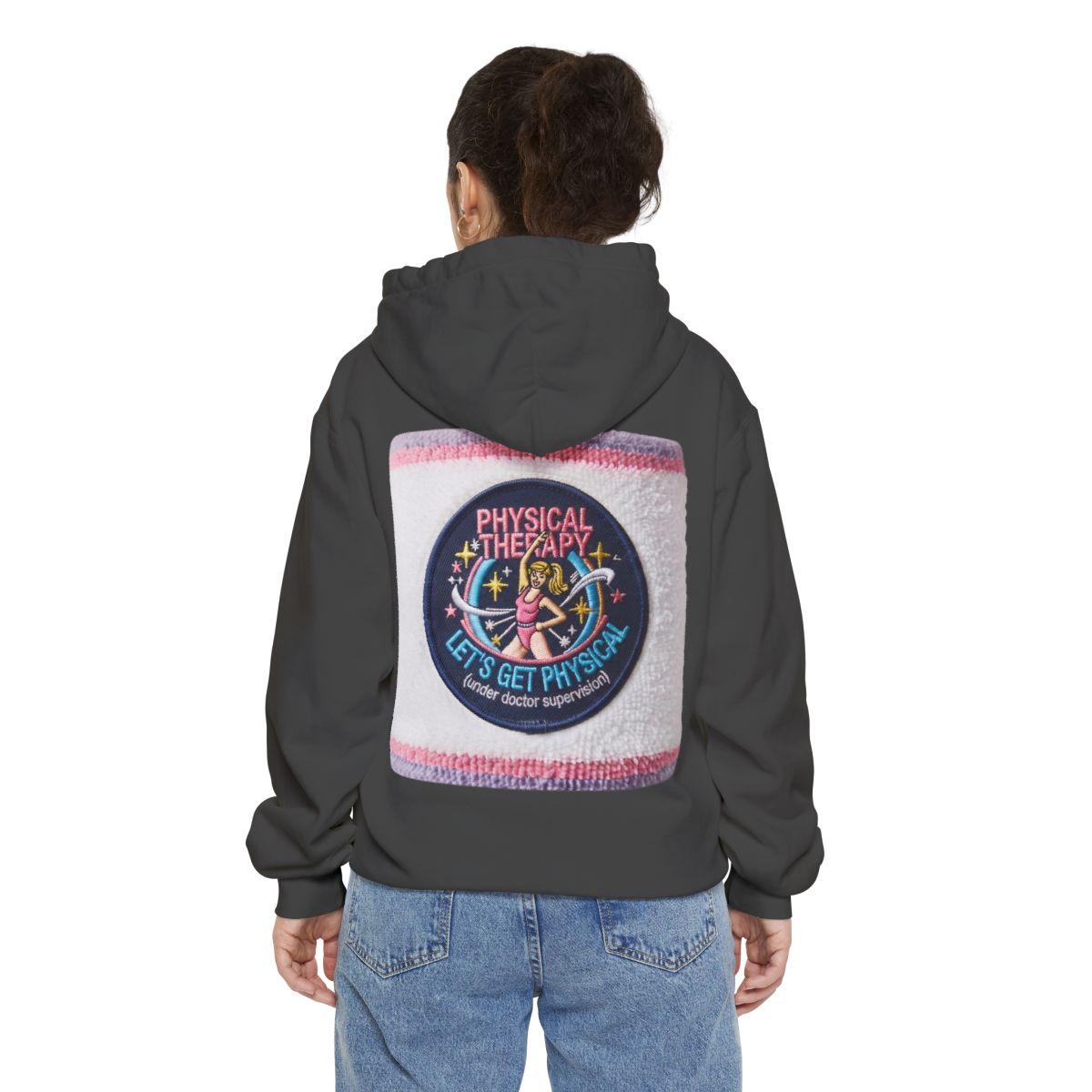 Color: Pepper | Let's Get Physical Garment-Dyed Hoodie