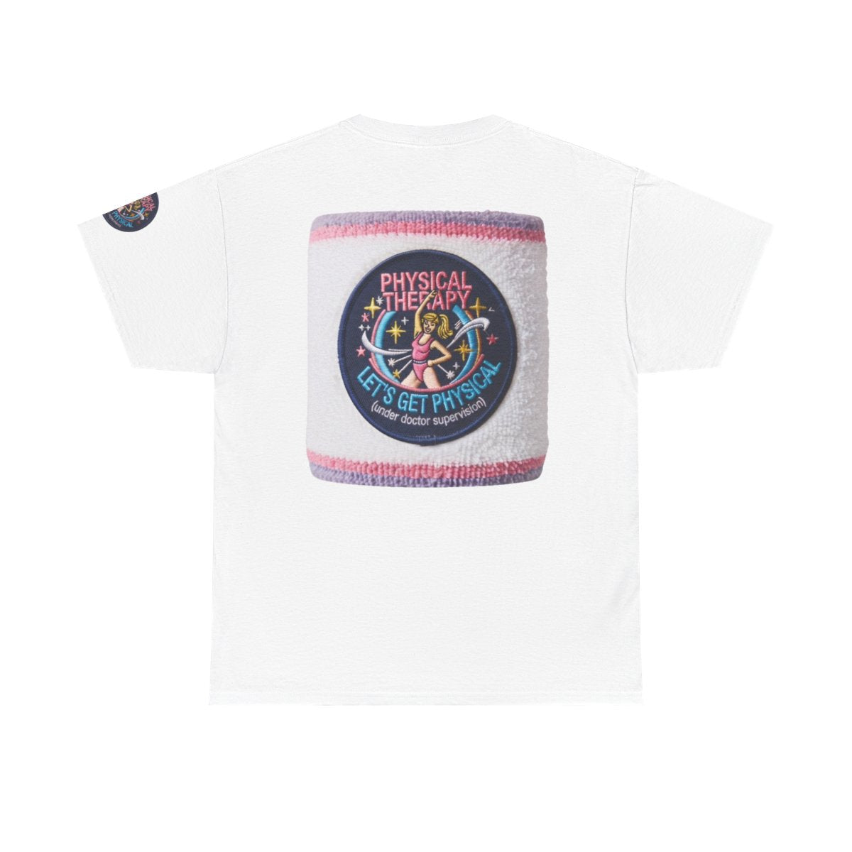 Color: White | Let's Get Physical Premium Graphic Tee