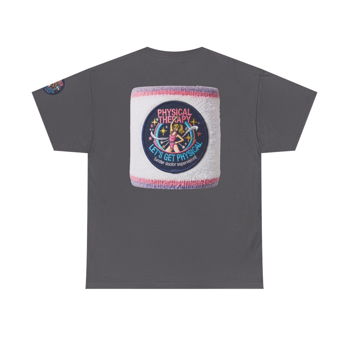 Color: Charcoal | Let's Get Physical Premium Graphic Tee