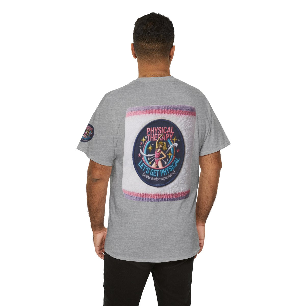 Color: Sport Grey | Let's Get Physical Premium Graphic Tee