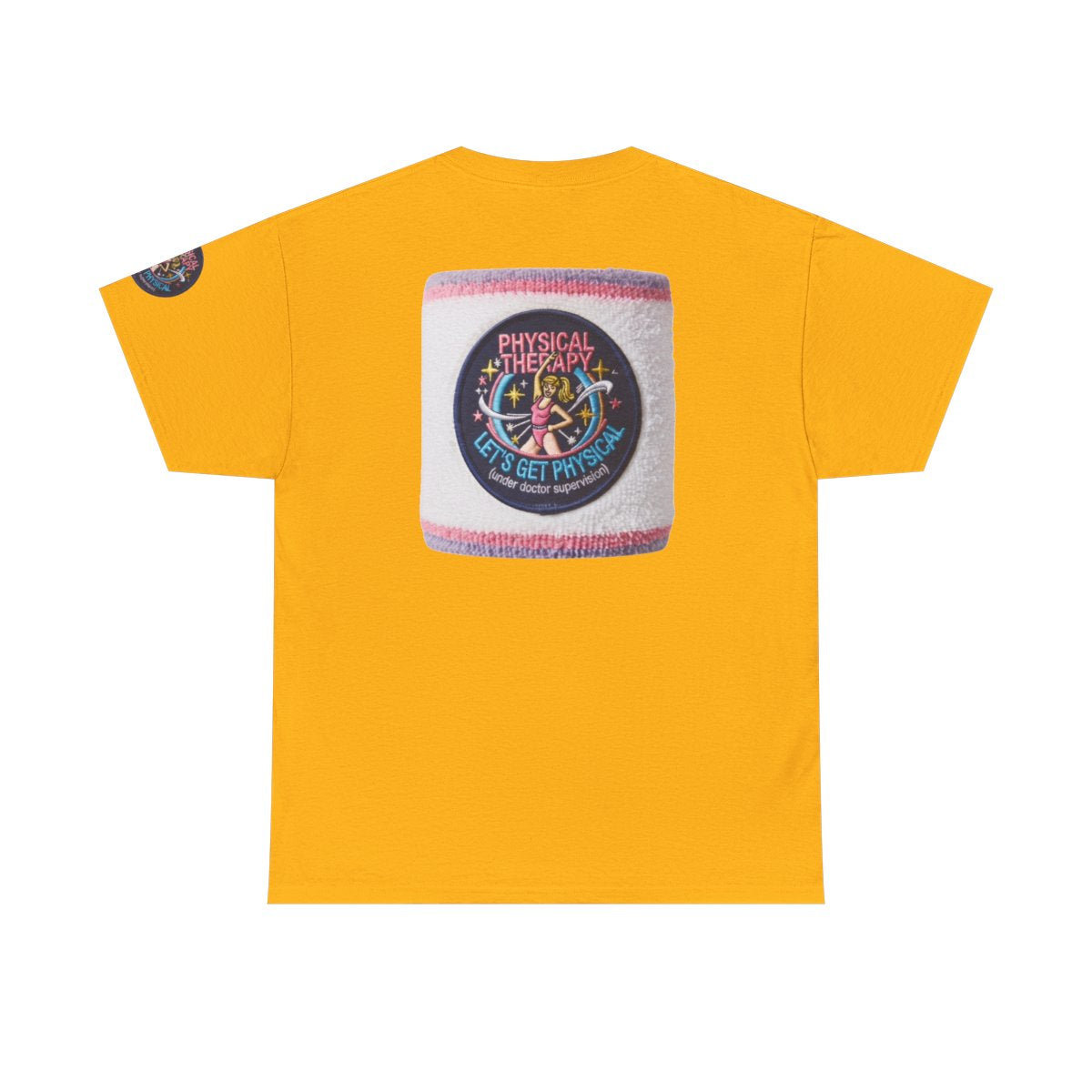 Color: Gold | Let's Get Physical Premium Graphic Tee