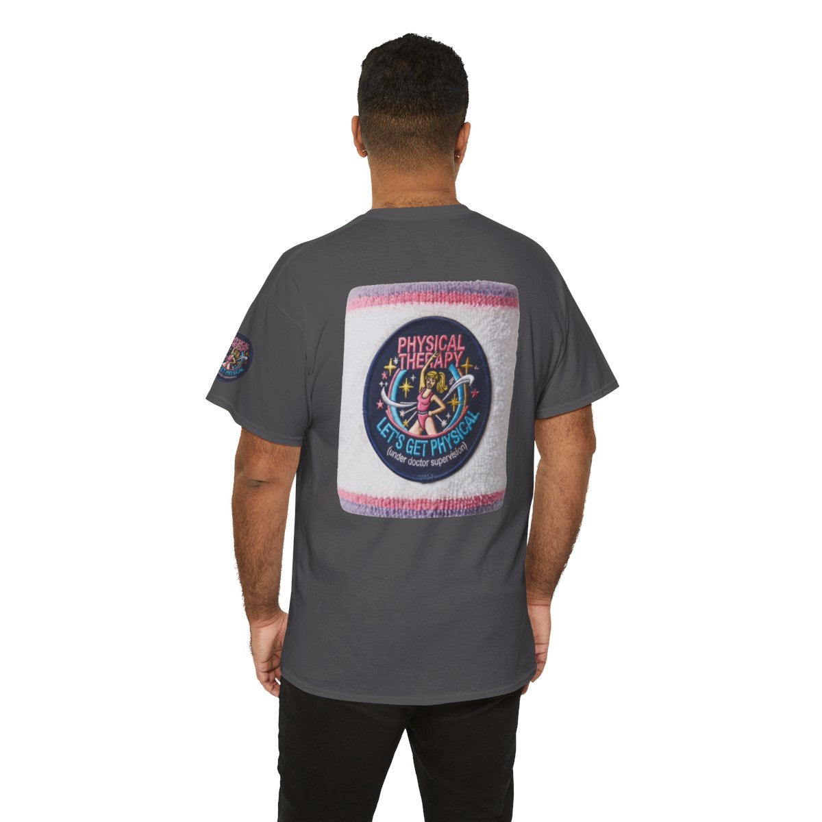 Color: Charcoal | Let's Get Physical Premium Graphic Tee