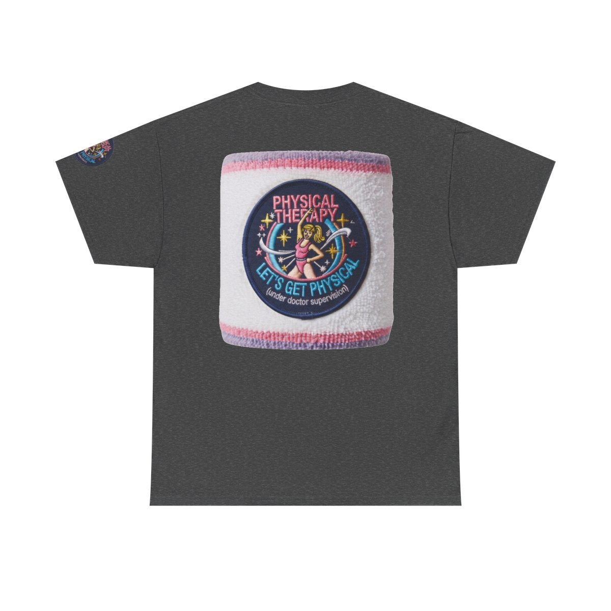 Color: Dark Heather | Let's Get Physical Premium Graphic Tee