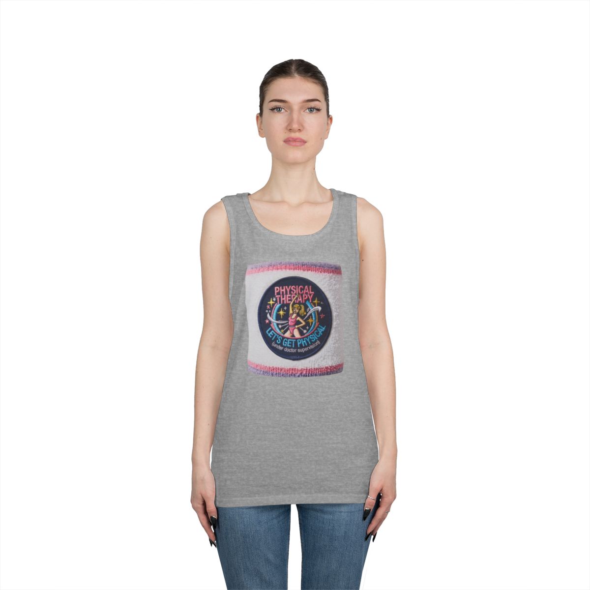 Color: Sport Grey | Let's Get Physical Tank Top