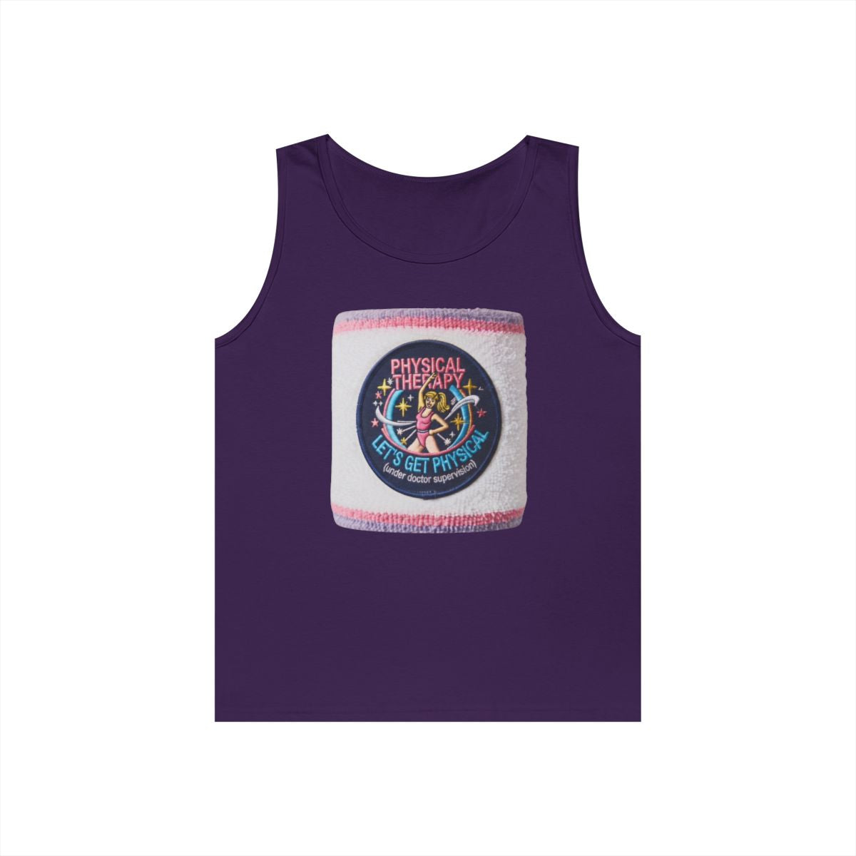 Color: Purple | Let's Get Physical Tank Top