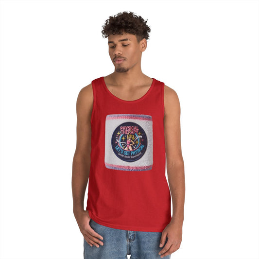 Color: Red | Let's Get Physical Tank Top