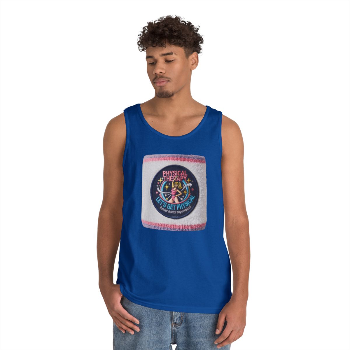 Color: Royal | Let's Get Physical Tank Top