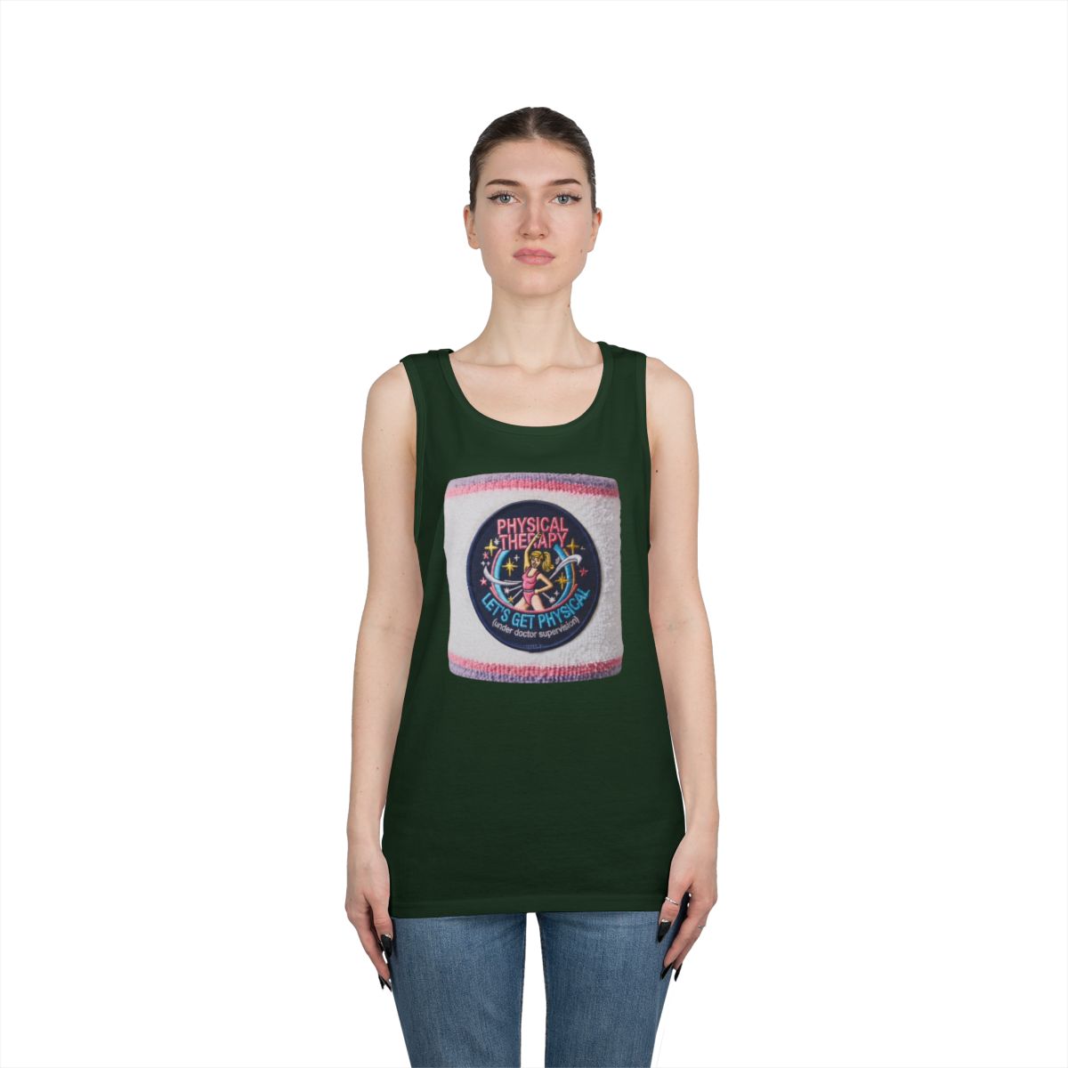 Color: Forest Green | Let's Get Physical Tank Top