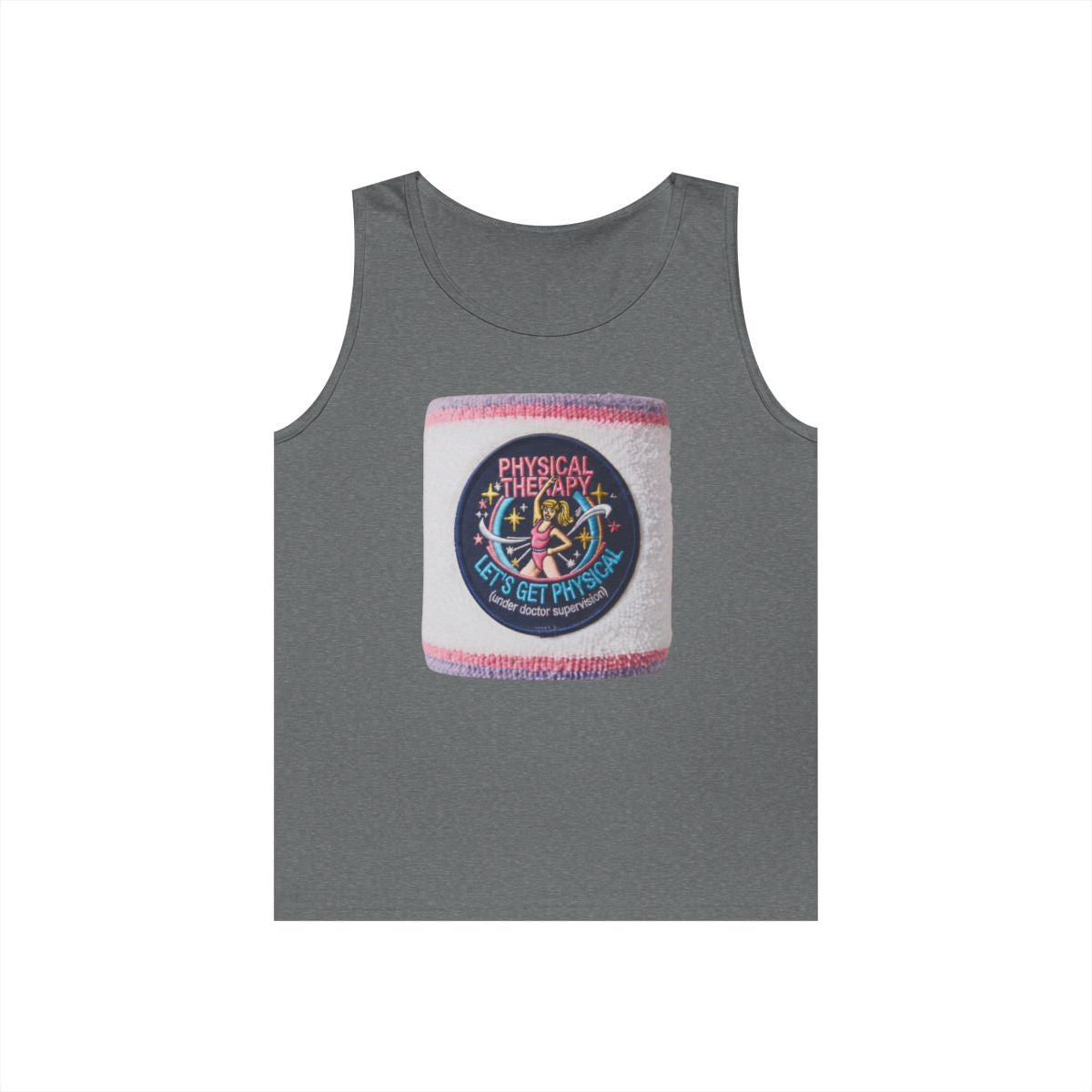 Color: Graphite Heather | Let's Get Physical Tank Top