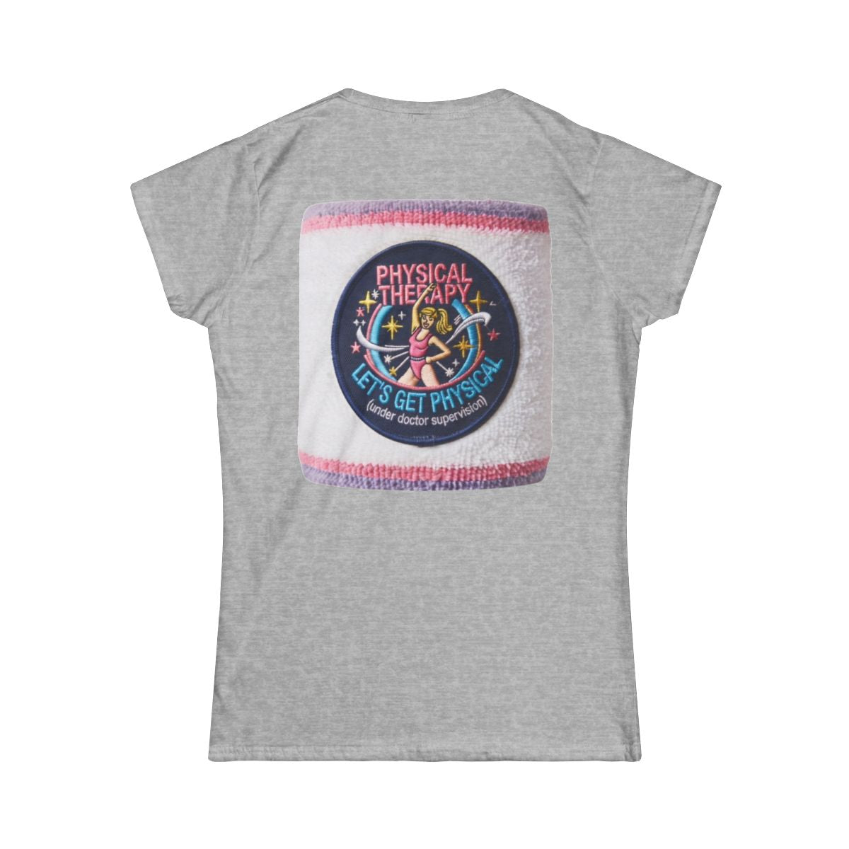 Color: Sport Grey | Let's Get Physical Women's Tee