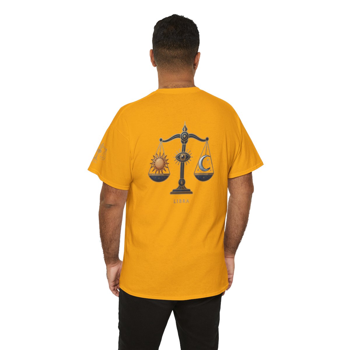 Color: Gold | Libra The Balanced Scales Premium Graphic Tee
