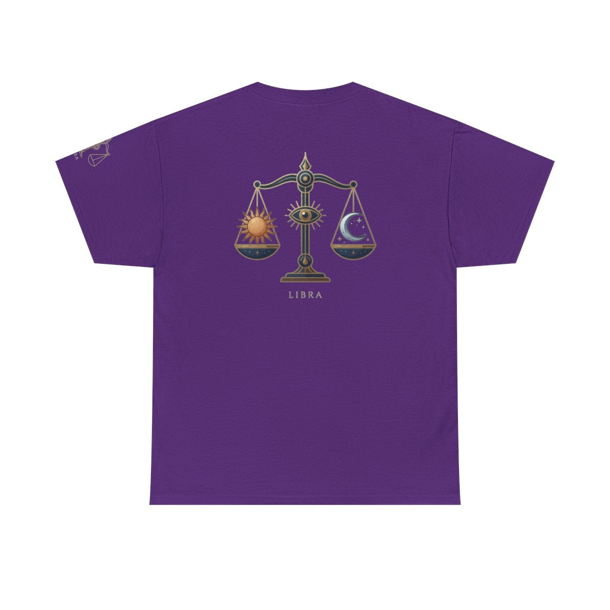 Color: Purple | Libra The Balanced Scales Premium Graphic Tee