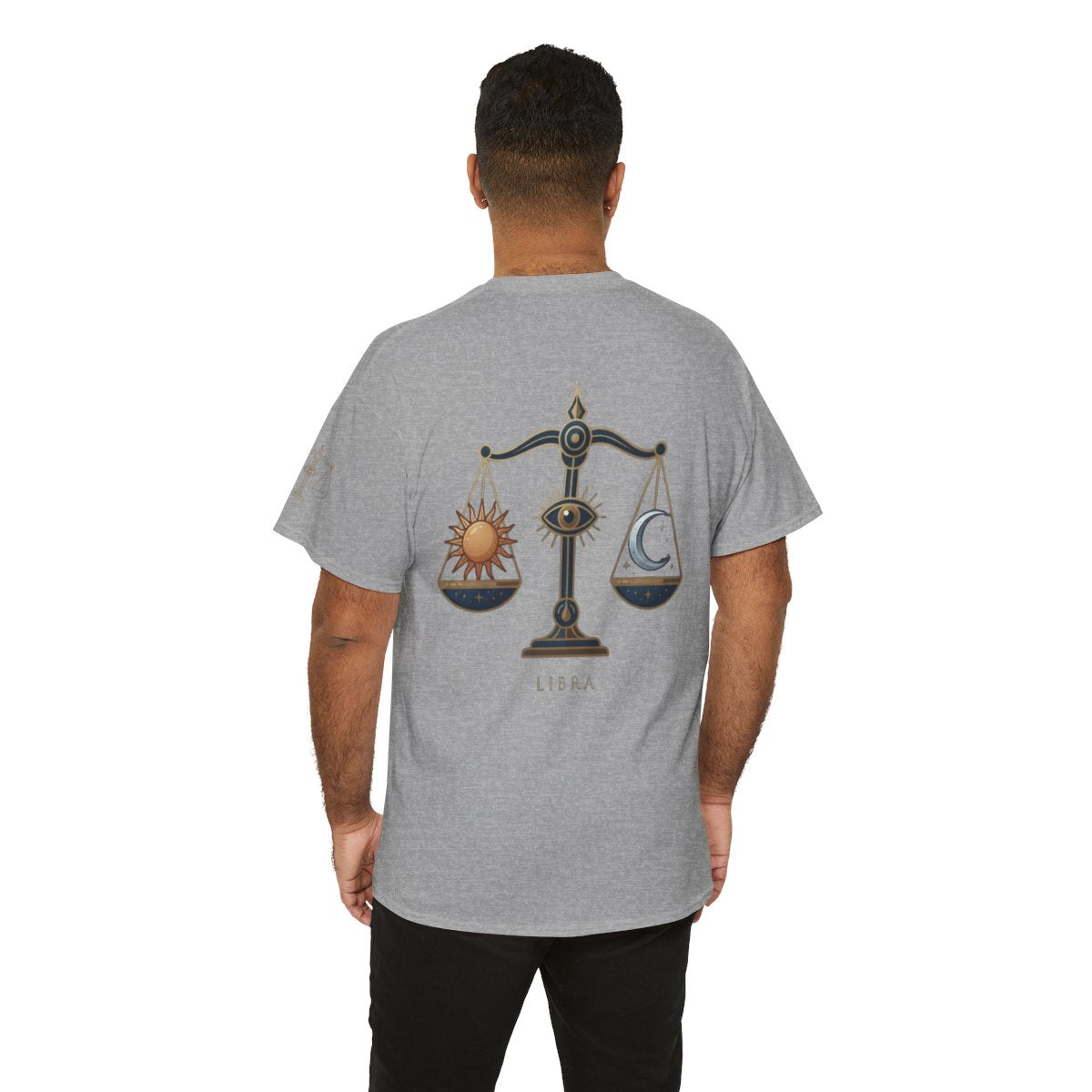 Color: Sport Grey | Libra The Balanced Scales Premium Graphic Tee