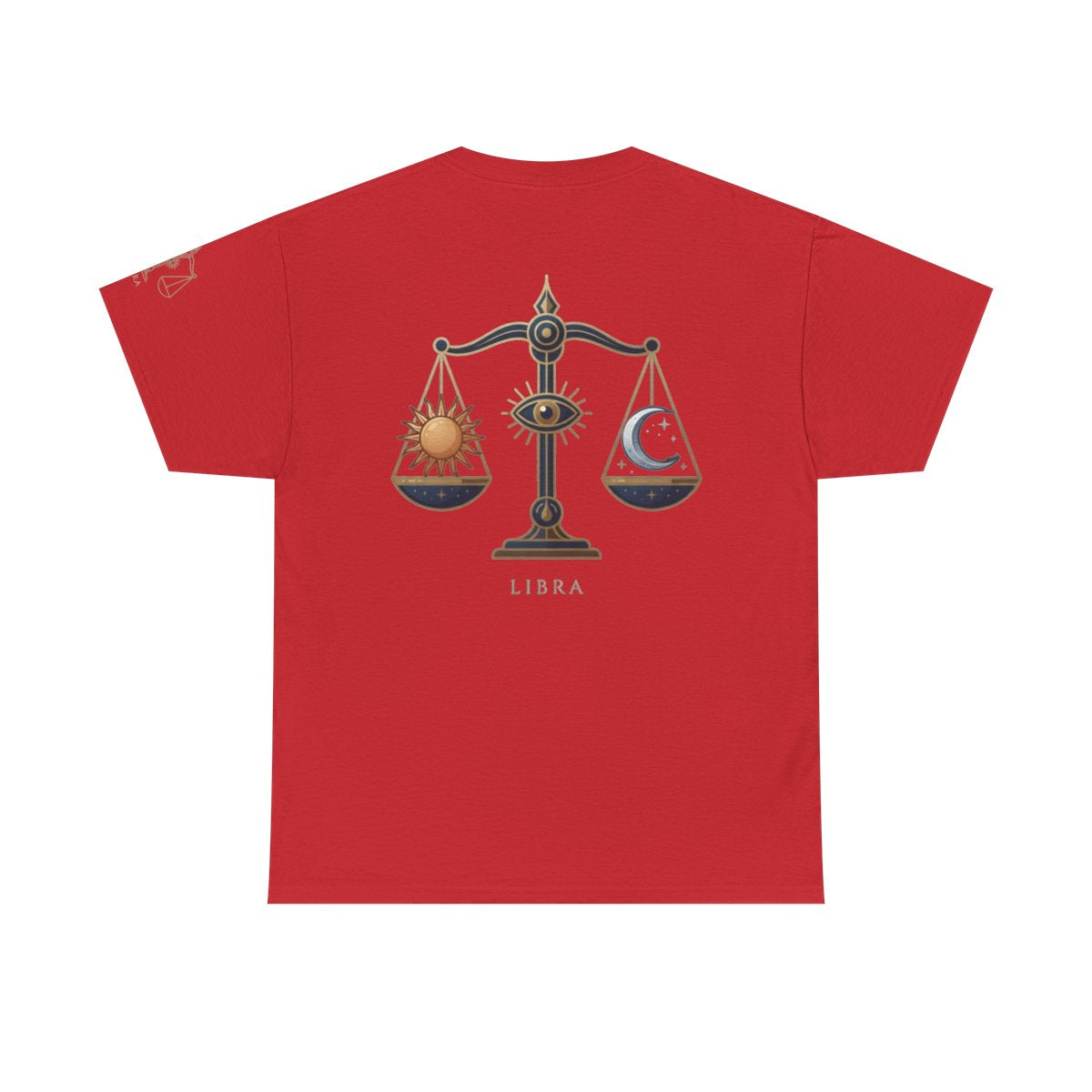 Color: Red | Libra The Balanced Scales Premium Graphic Tee