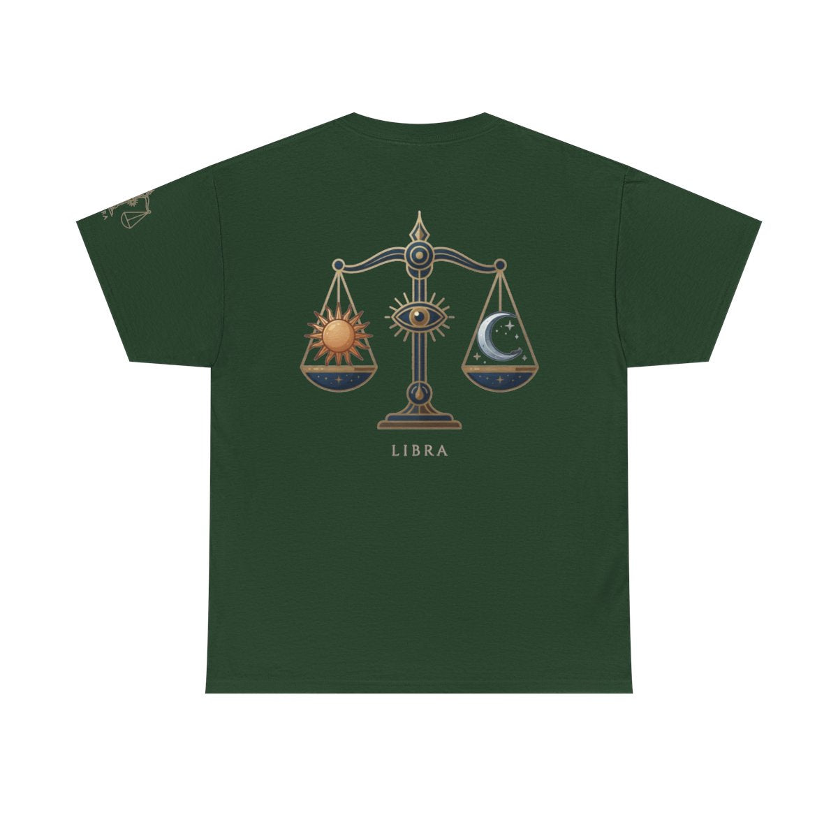 Color: Forest Green | Libra The Balanced Scales Premium Graphic Tee