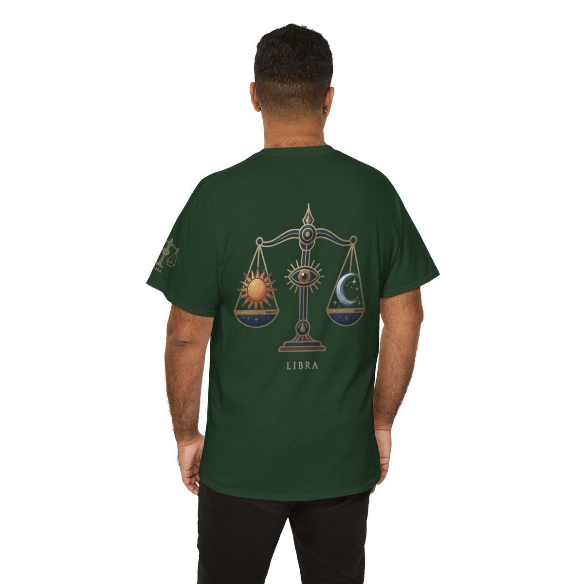 Color: Forest Green | Libra The Balanced Scales Premium Graphic Tee