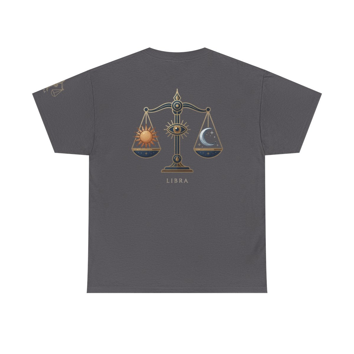 Color: Charcoal | Libra The Balanced Scales Premium Graphic Tee