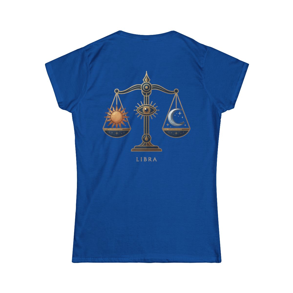 Color: Royal | Libra The Balanced Scales Women's Tee