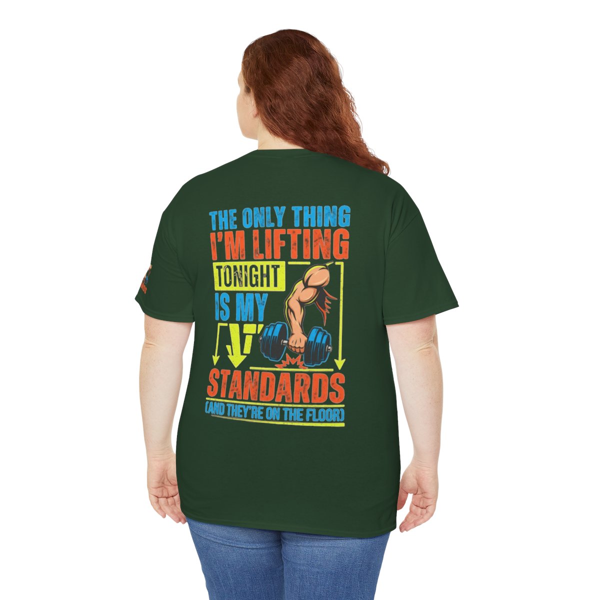 Color: Forest Green | Lifting Standards Premium Graphic Tee