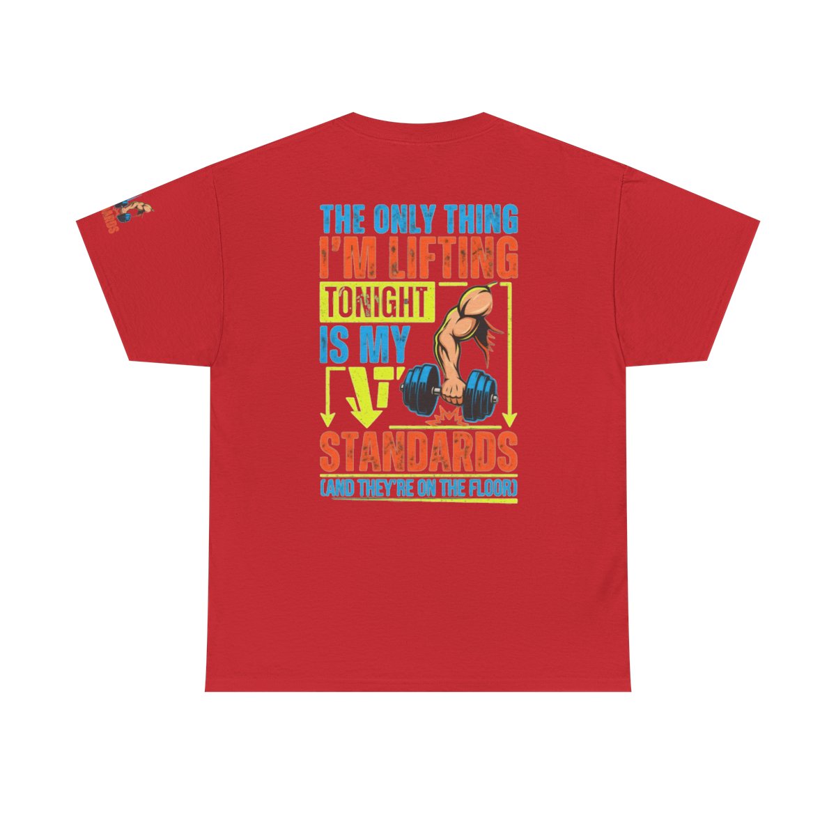 Color: Red | Lifting Standards Premium Graphic Tee
