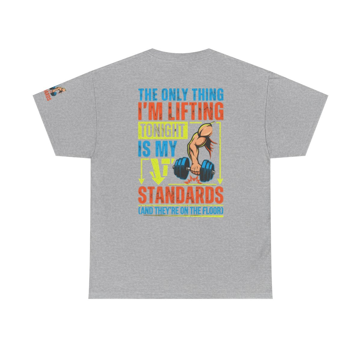 Color: Sport Grey | Lifting Standards Premium Graphic Tee