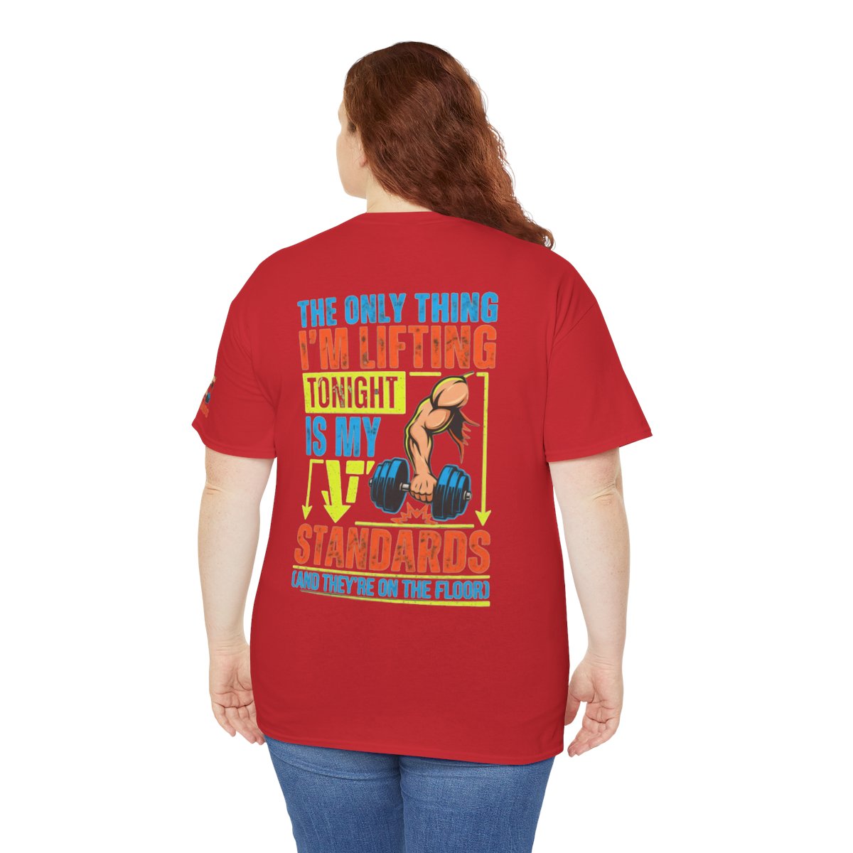 Color: Red | Lifting Standards Premium Graphic Tee