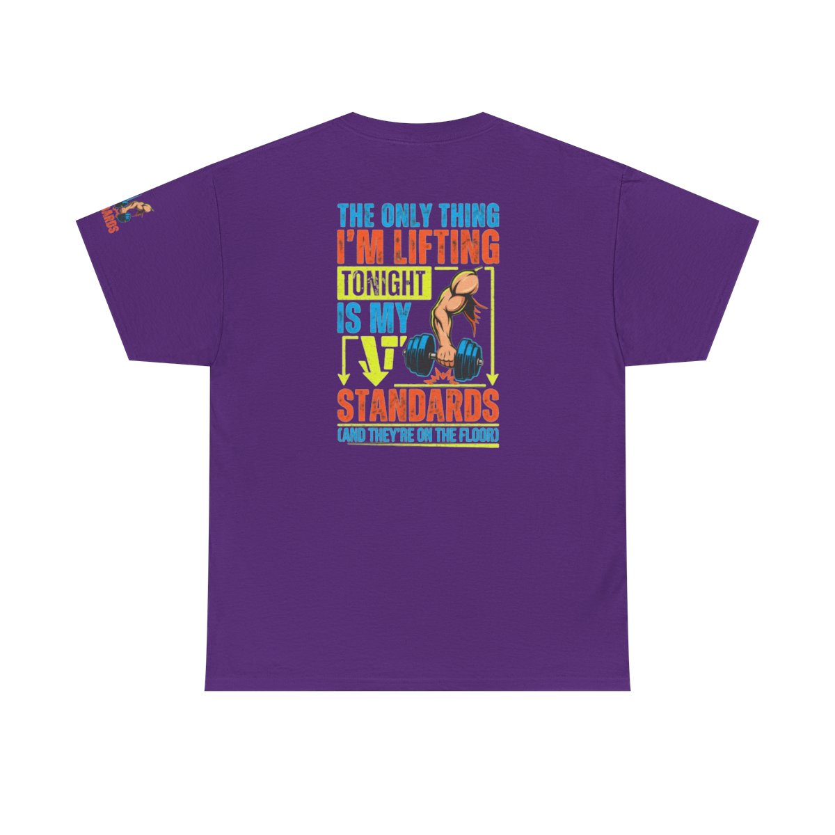 Color: Purple | Lifting Standards Premium Graphic Tee
