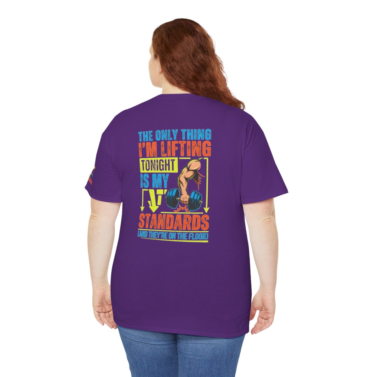 Color: Purple | Lifting Standards Premium Graphic Tee