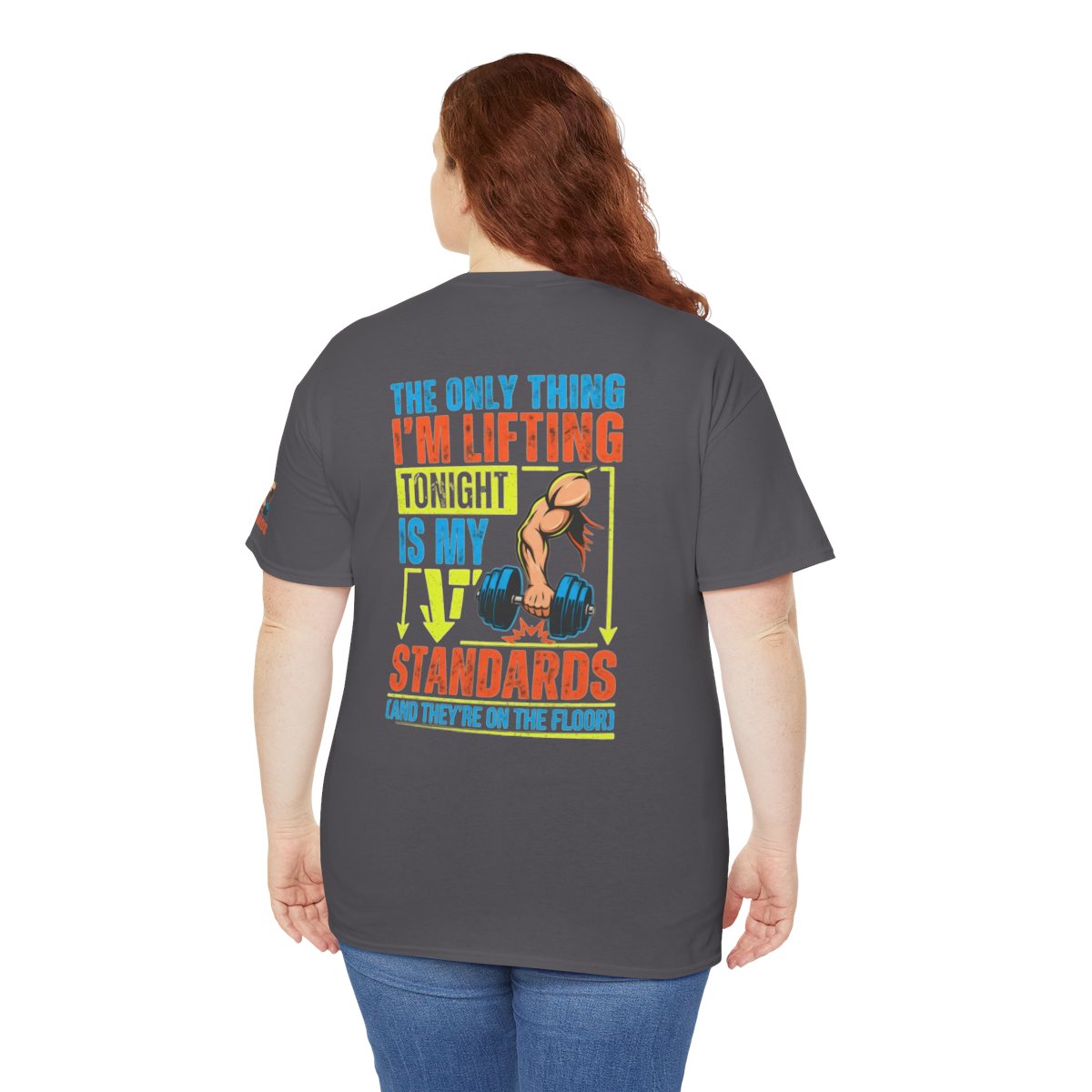 Color: Charcoal | Lifting Standards Premium Graphic Tee