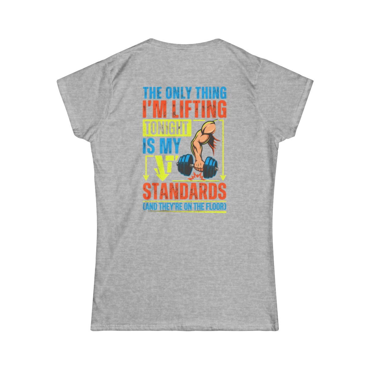 Color: Sport Grey | Lifting Standards Women's Tee