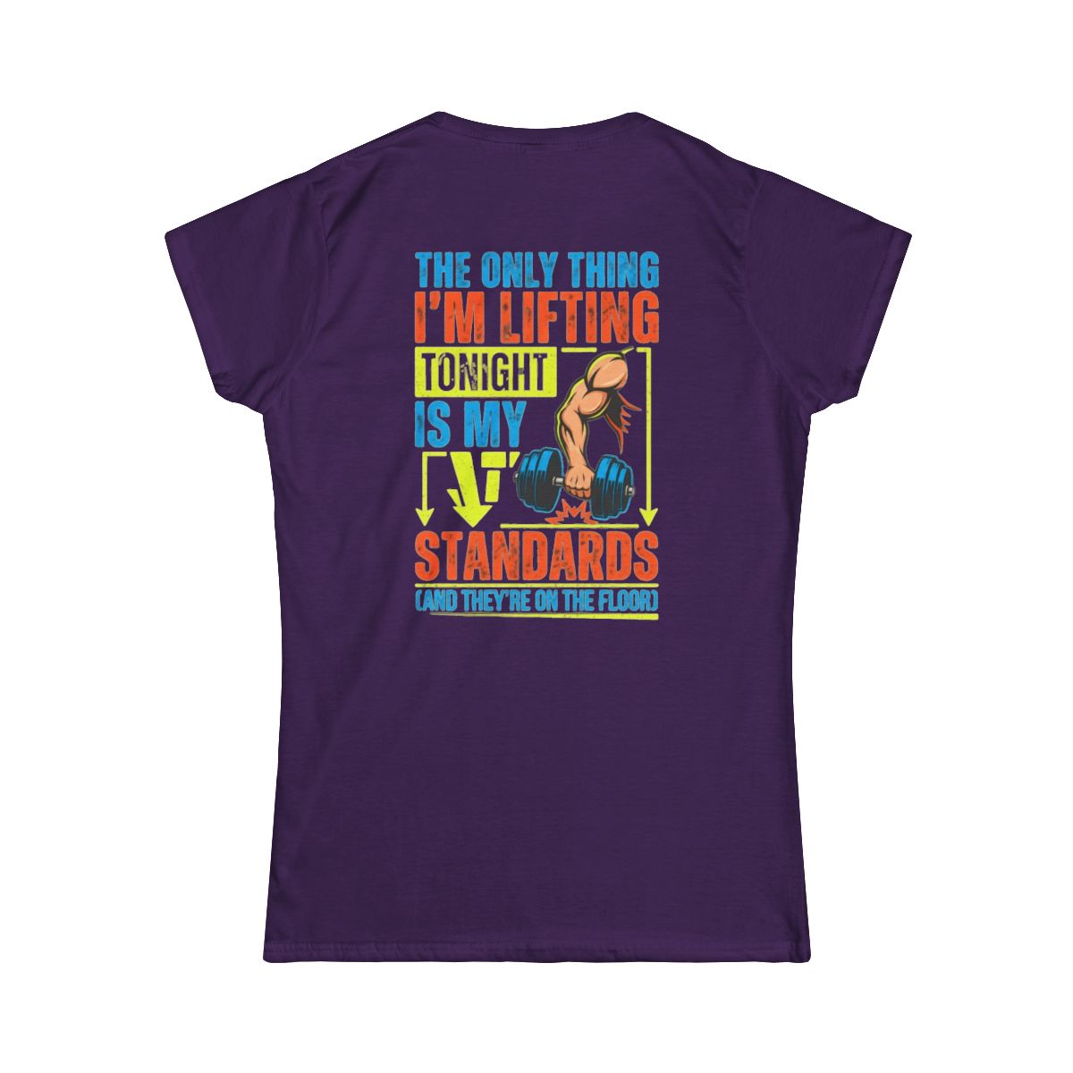 Color: Purple | Lifting Standards Women's Tee