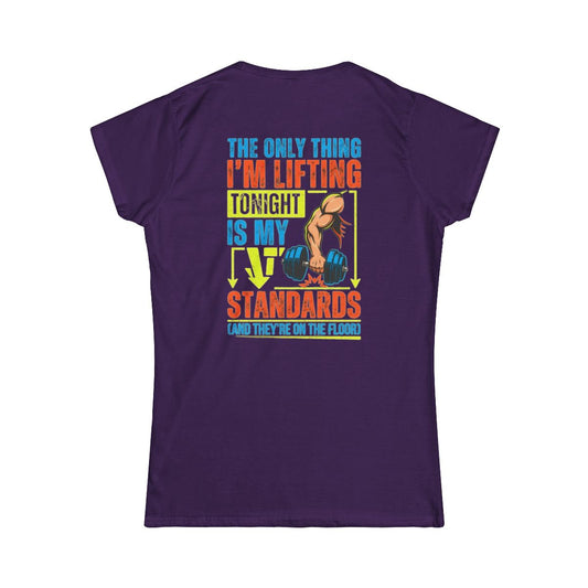 Color: Purple | Lifting Standards Women's Tee
