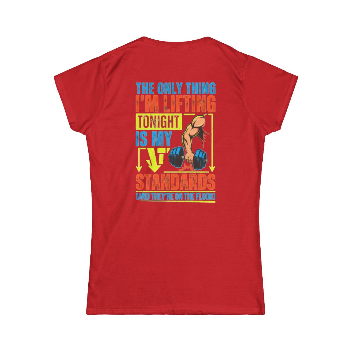 Color: Red | Lifting Standards Women's Tee