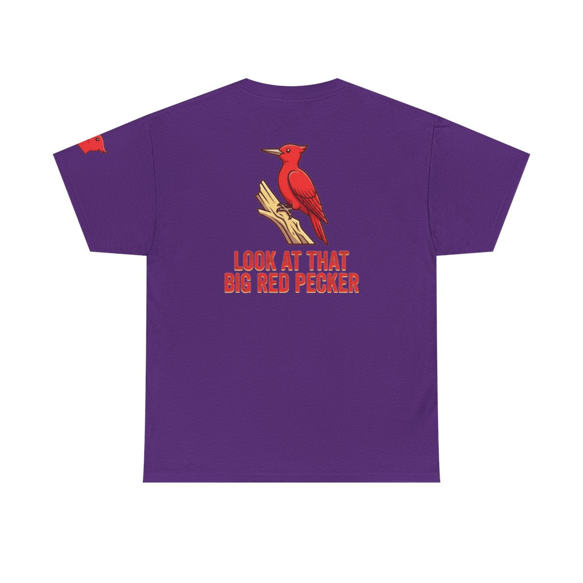 Color: Purple | Look At That Big Red Pecker Premium Graphic Tee
