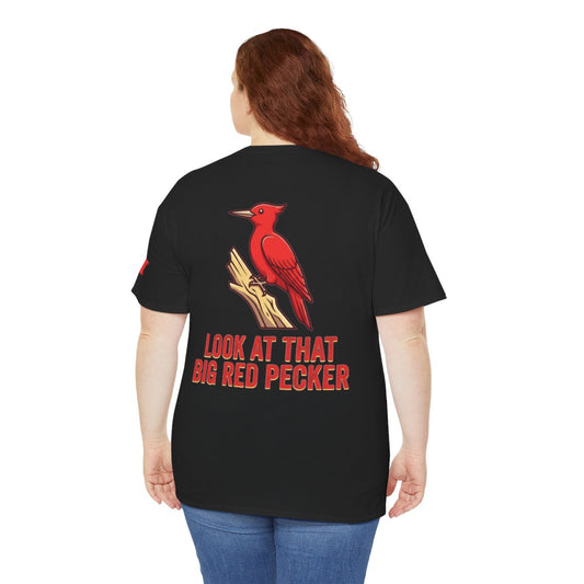 Color: Black | Look At That Big Red Pecker Premium Graphic Tee