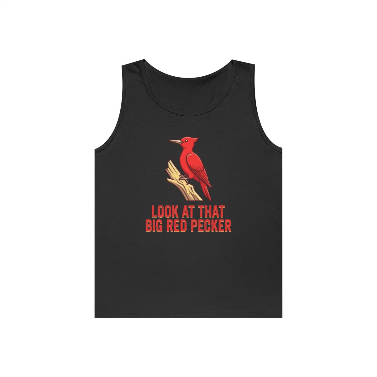 Color: Black | Look At That Big Red Pecker Tank Top