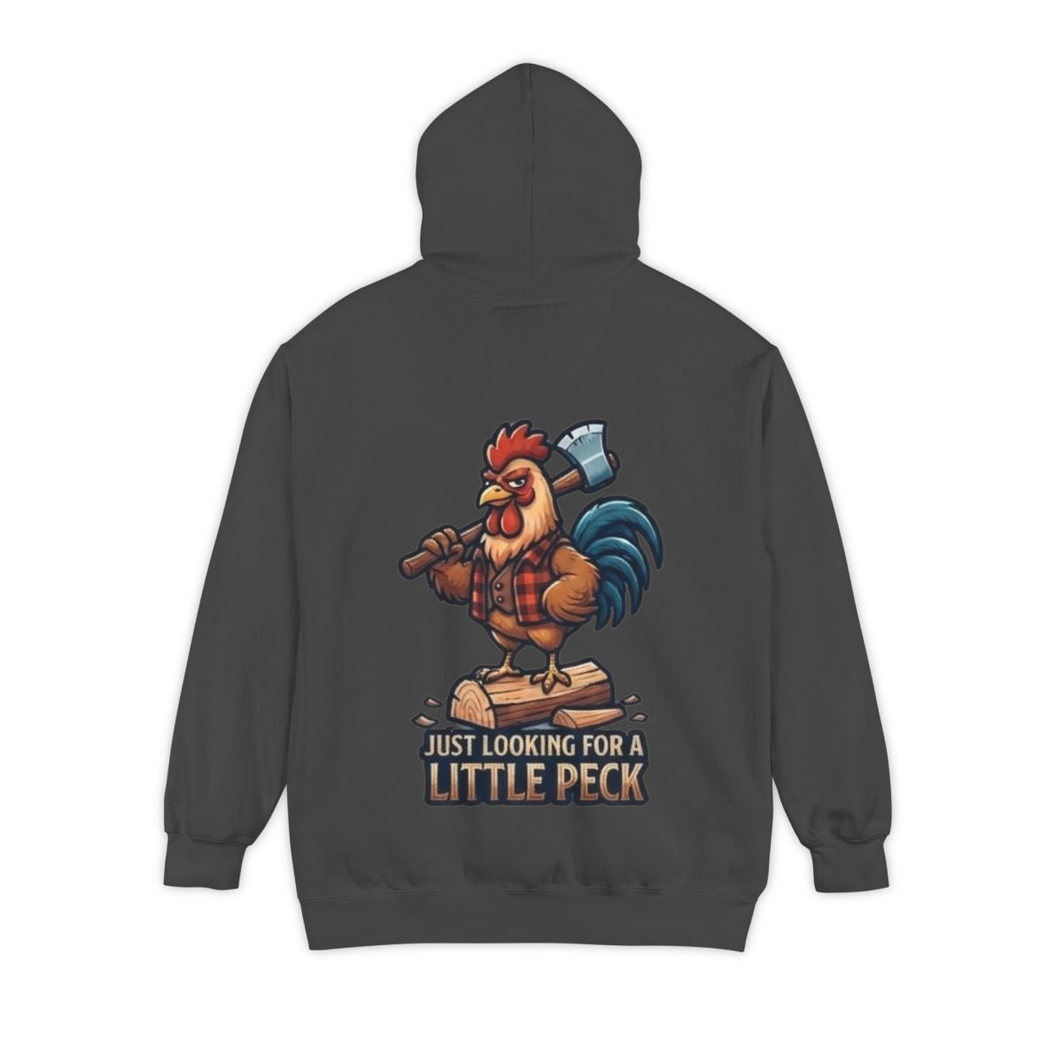 Color: Pepper | Looking For A Little Peck Garment-Dyed Hoodie