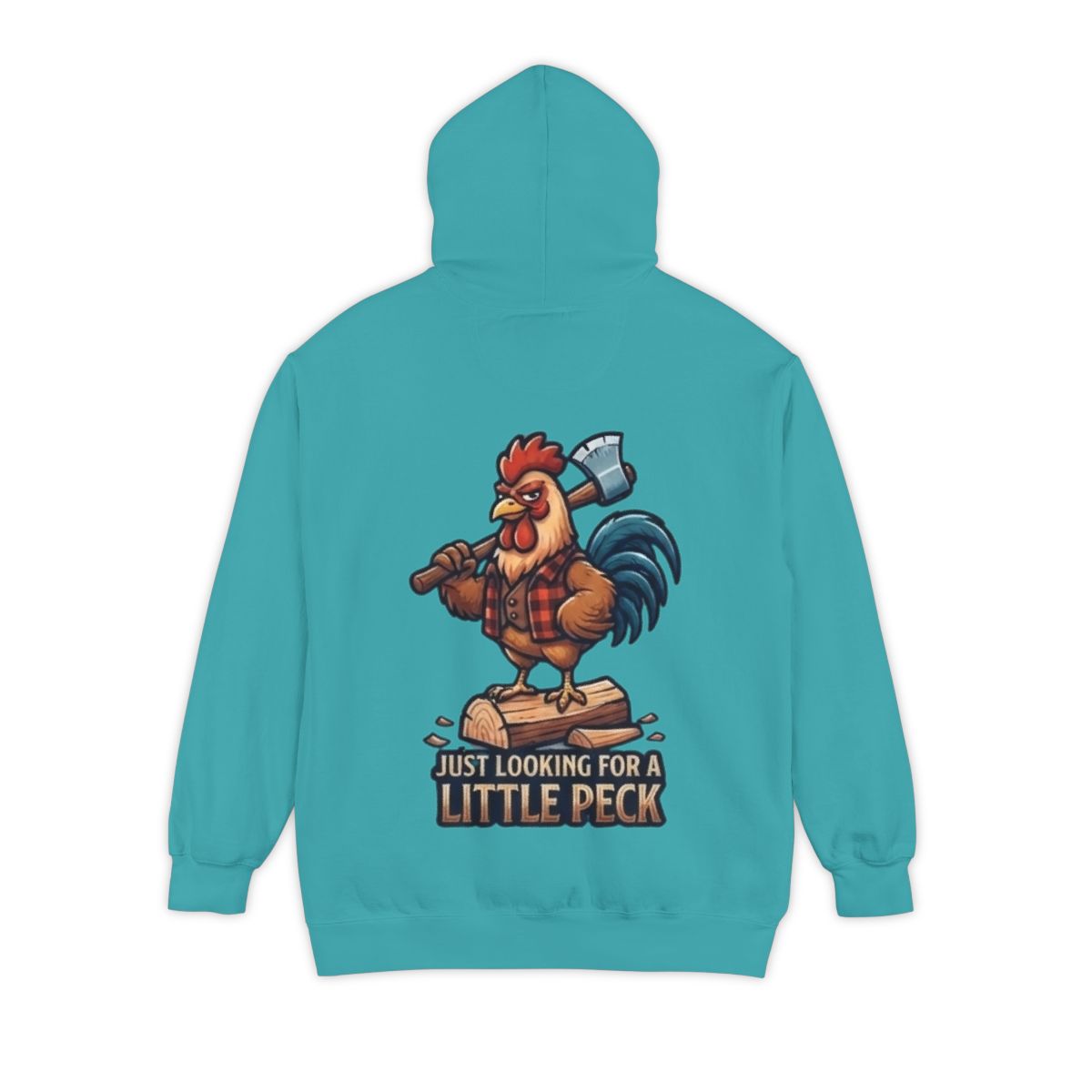 Color: Seafoam | Looking For A Little Peck Garment-Dyed Hoodie