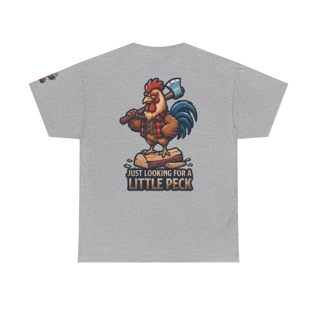Color: Sport Grey | Looking For A Little Peck Premium Graphic Tee