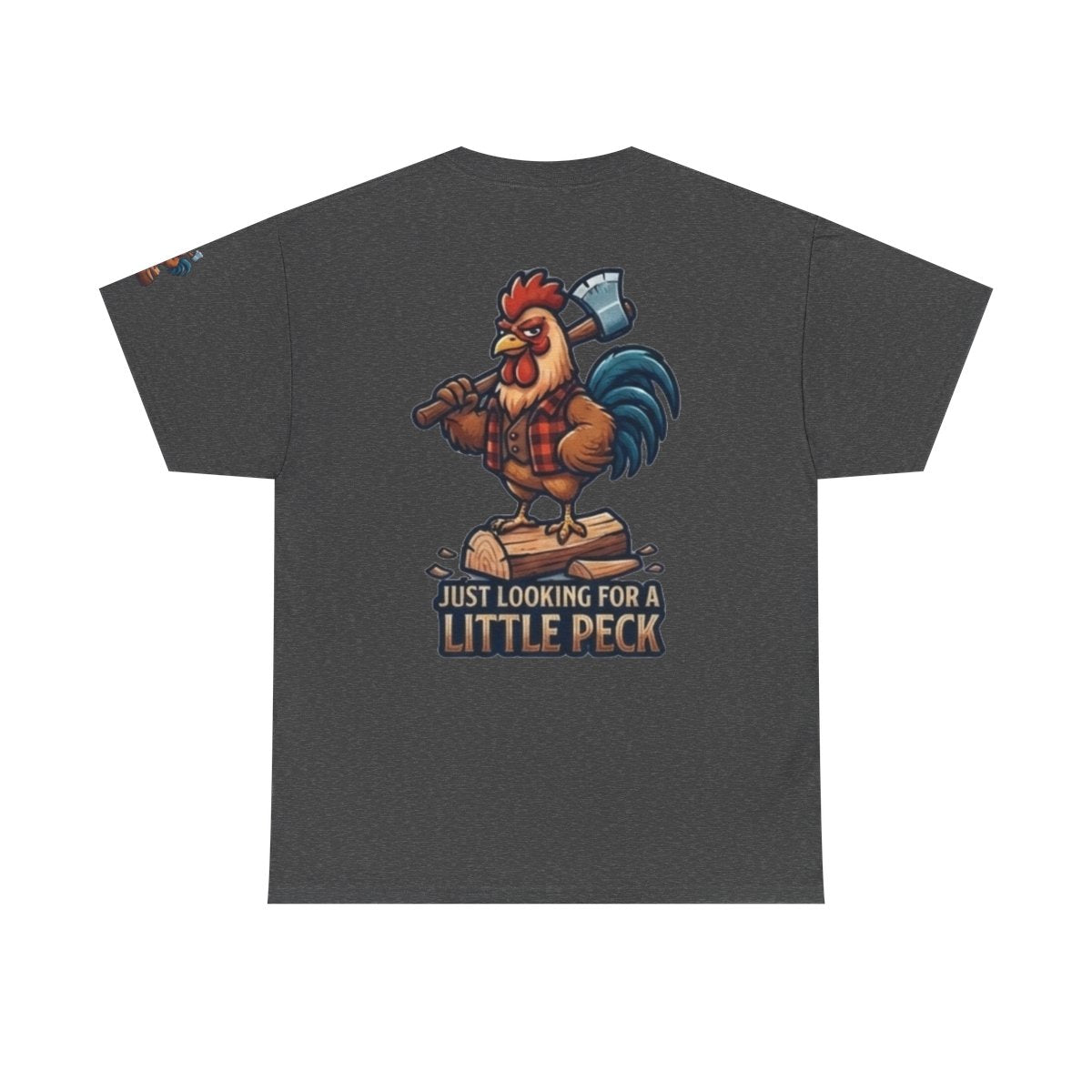 Color: Dark Heather | Looking For A Little Peck Premium Graphic Tee