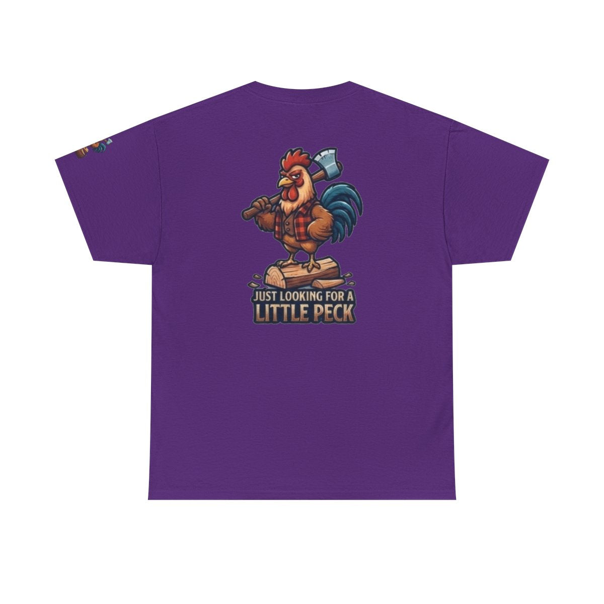 Color: Purple | Looking For A Little Peck Premium Graphic Tee