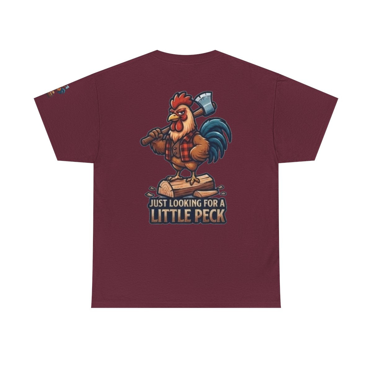 Color: Maroon | Looking For A Little Peck Premium Graphic Tee