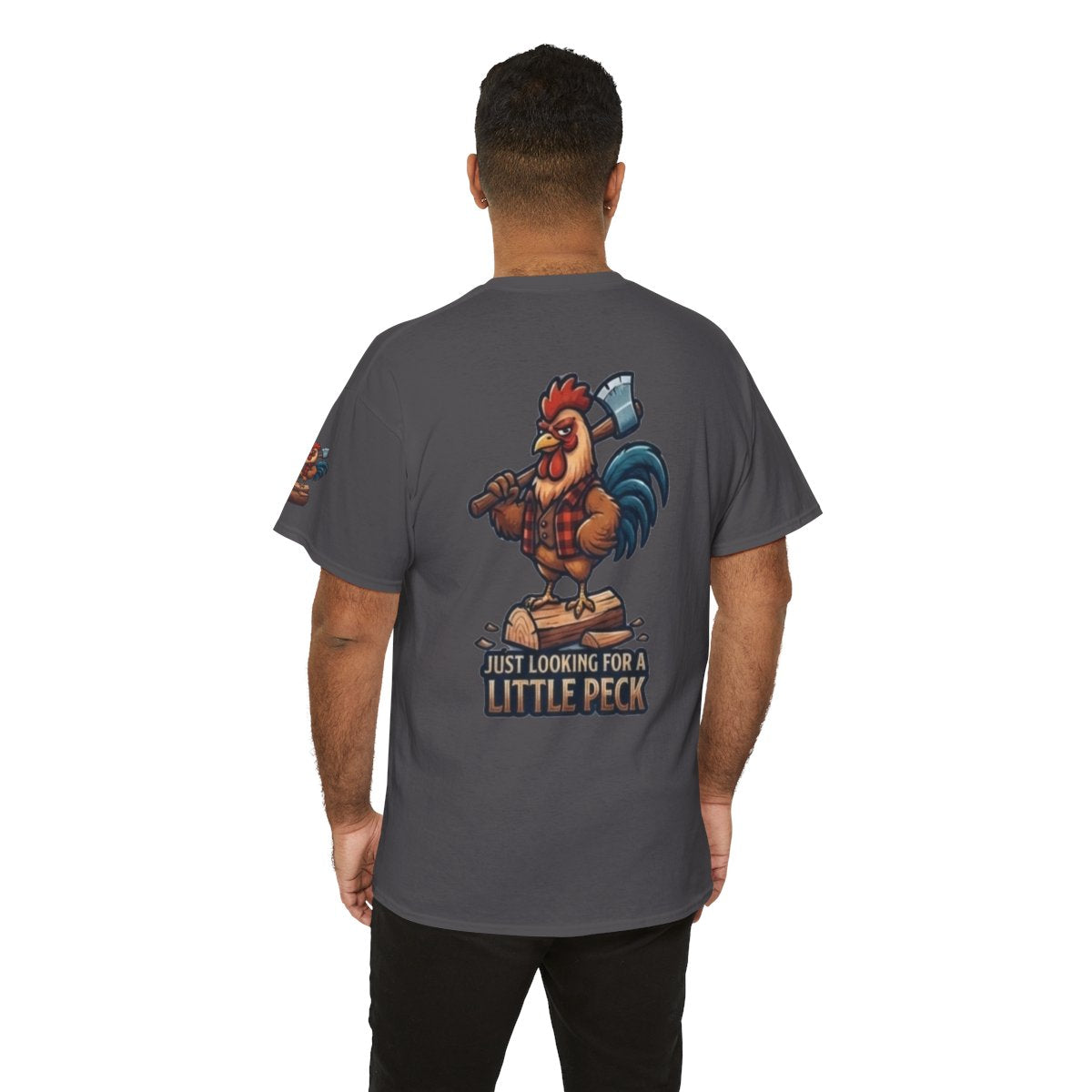 Color: Charcoal | Looking For A Little Peck Premium Graphic Tee