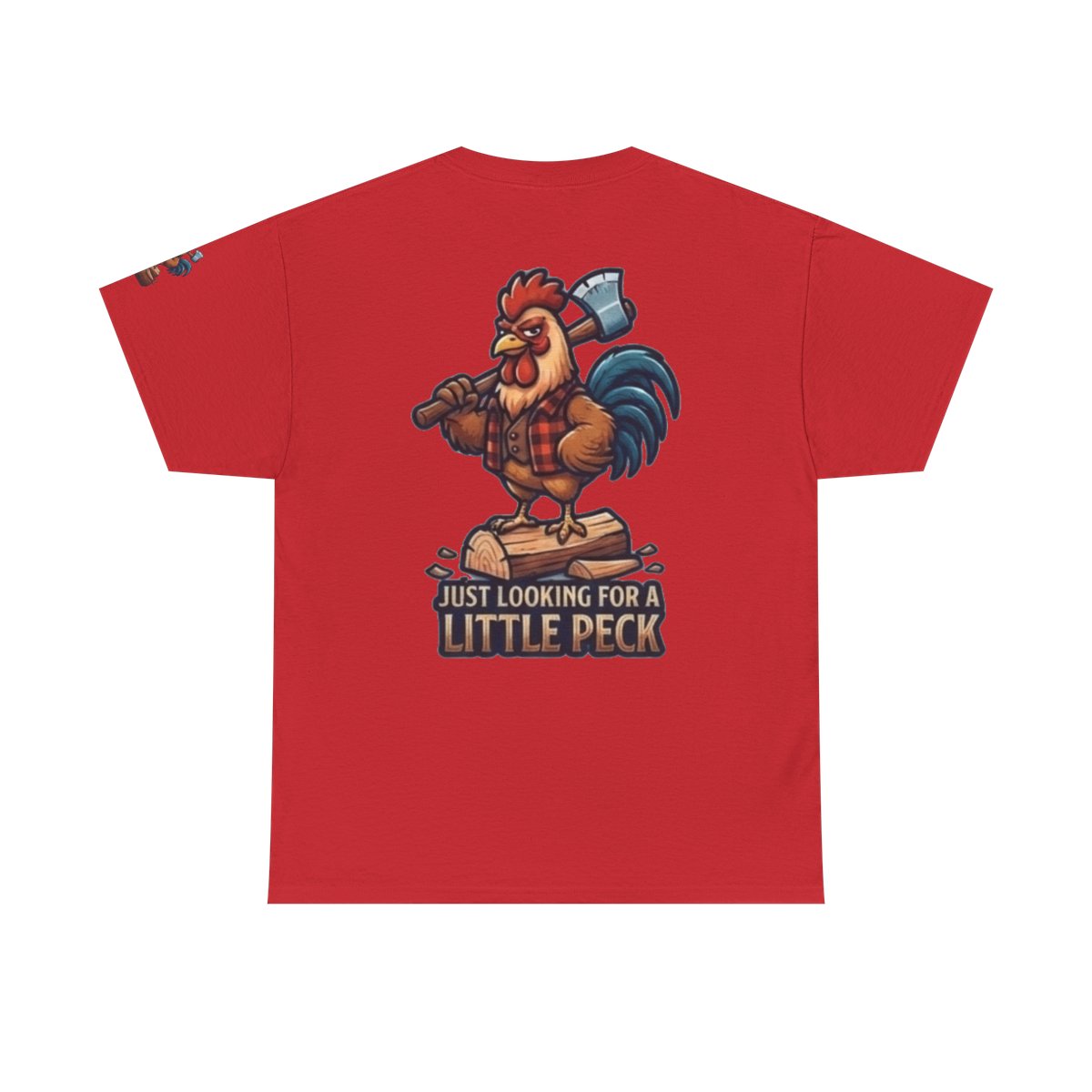 Color: Red | Looking For A Little Peck Premium Graphic Tee