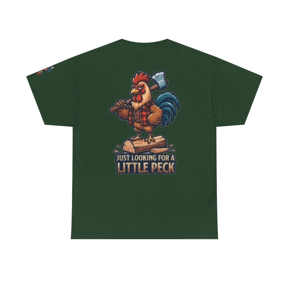 Color: Forest Green | Looking For A Little Peck Premium Graphic Tee